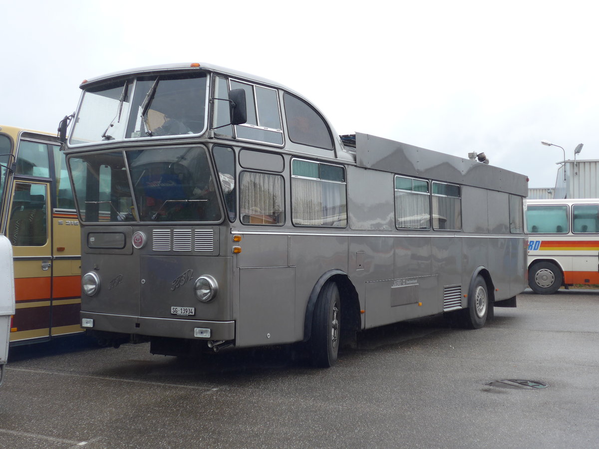 (204'385) - Aus der Schweiz: Schneider, Schmerikon - SG 13'934 - FBW/T�scher Hochlenker (ex Basler, Hofstetten; ex VBZ Z�rich Nr. 244) am 27. April 2019 in Wissembourg, AAF-Museum