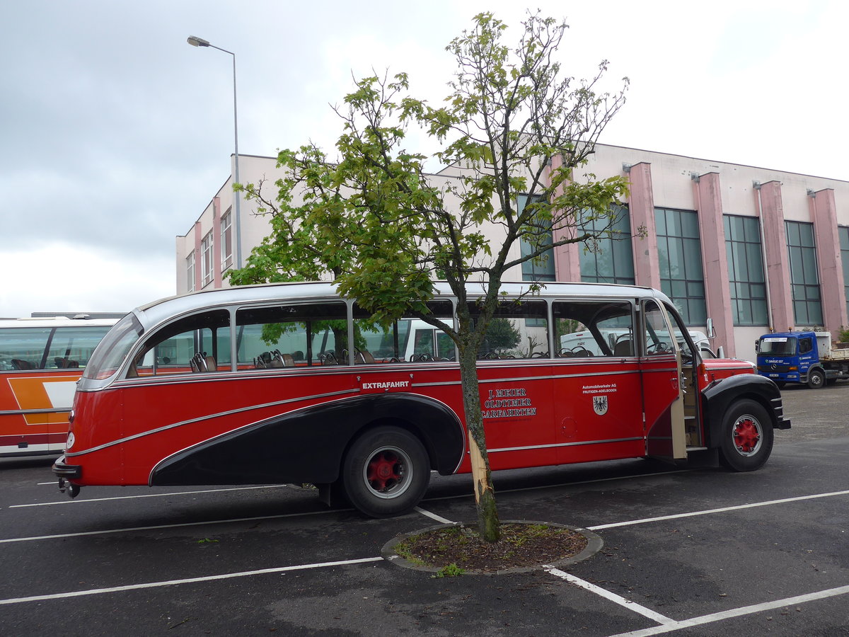 (204'503) - Aus der Schweiz: Meier, Gr�t - Nr. 12/ZH 27'216 - FBW/R&J (ex Wespe, Altst�tten; ex AFA Adelboden Nr. 12) am 28. April 2019 in Haguenau, Parkplatz