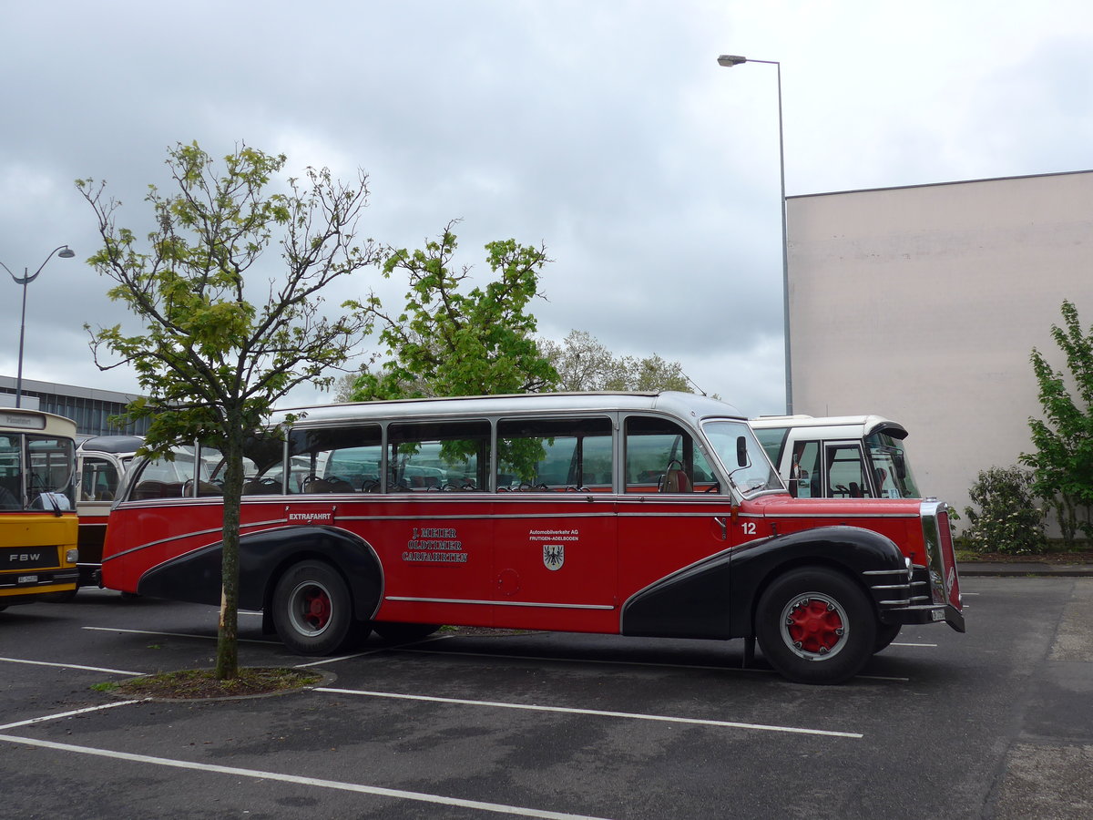(204'511) - Aus der Schweiz: Meier, Gr�t - Nr. 12/ZH 27'216 - FBW/R&J (ex Wespe, Altst�tten; ex AFA Adelboden Nr. 12) am 28. April 2019 in Haguenau, Parkplatz