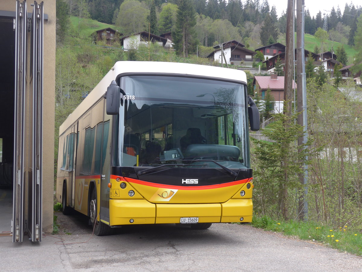 (205'545) - Schnider, Sch�pfheim - LU 15'609 - Scania/Hess am 27. Mai 2019 in S�renberg, Garage