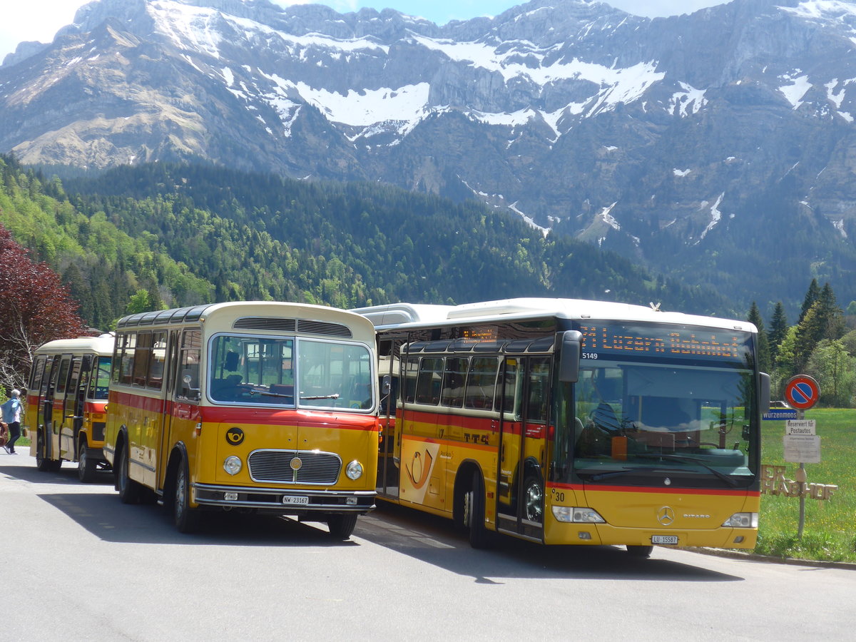 (205'640) - M�ller, Ennetmoos - NW 23'167 - FBW/Gangloff (ex Rentsch, Gunten; ex P 23'203; ex P 21'003) am 30. Mai 2019 in Eigenthal, Talboden