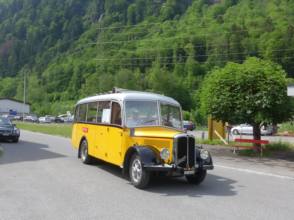 (206'330) - Hurter, M�nchaltdorf - ZH 84'998 - Berna/FHS (ex Volkart, Russikon; ex ASD Aigle; ex P 21'003) am 15. Juni 2019 in Engi, Garage AS