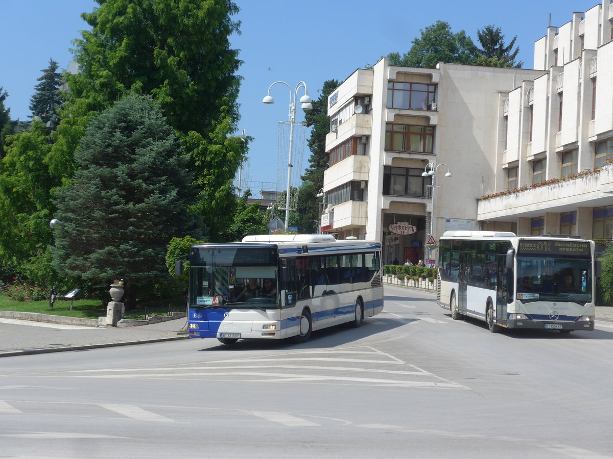 (207'360) - Gradski Transport - BT 2315 KP - MAN + BT 1556 KP - Mercedes (ex Schwarz, D-Sarzb�ttel) am 5. Juli 2019 in Veliko Tarnovo