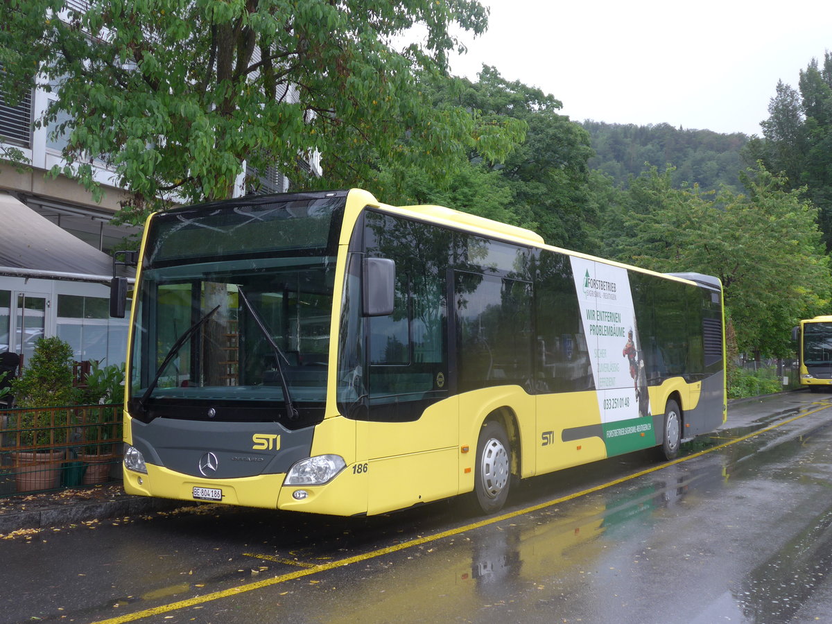 (207'429) - STI Thun - Nr. 186/BE 804'186 - Mercedes am 6. Juli 2019 bei der Schiffl�ndte Thun