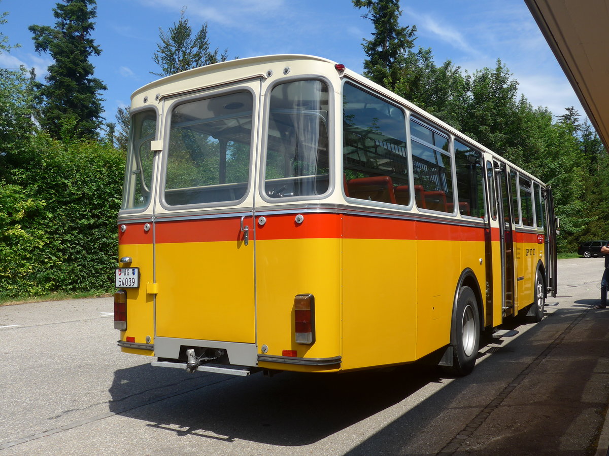 (207'469) - Birchler, Remetschwil - AG 54'039 - FBW/T�scher (ex Gerber, Winkel; ex Eggenberger, M�riken; ex Tanner, Bubendorf; ex P 24'803) am 7. Juli 2019 in Emmenmatt, Moosegg