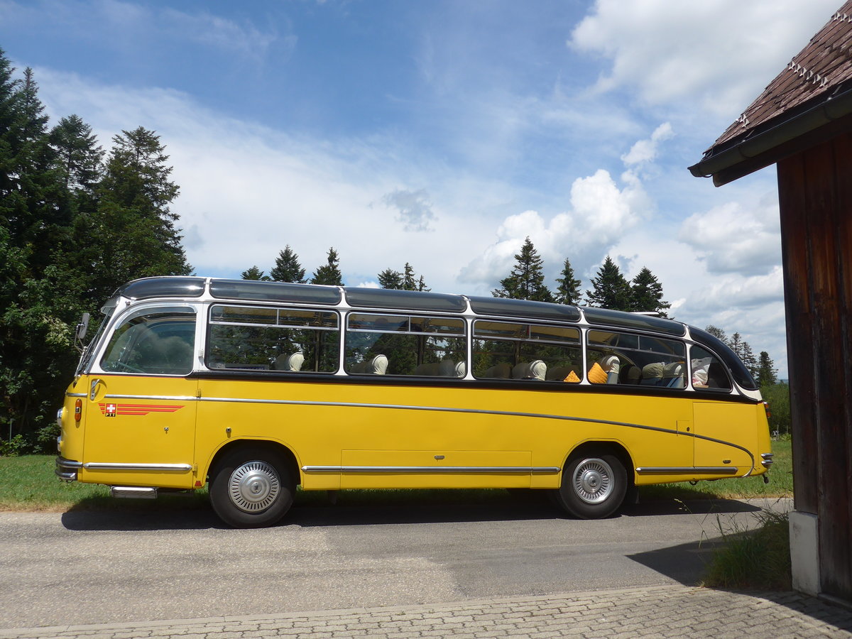 (207'500) - Zimmerli J., Oftringen - AG 57'298 - Berna/T�scher (ex Stutz, Oberlunkhofen; ex Leu, Schongau; ex Wicki, Bremgarten; ex P 22'054; ex P 20'704) am 7. Juli 2019 in Waldh�usern, Kurhaus