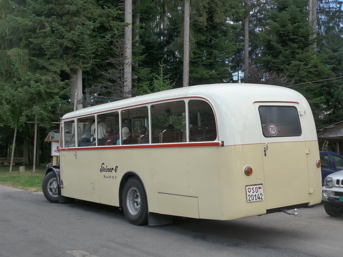 (207'509) - Steiner, Messen - SO 20'142 - Berna/Hess (ex B�rtschi, Biberen) am 7. Juli 2019 in Waldh�usern, Kurhaus