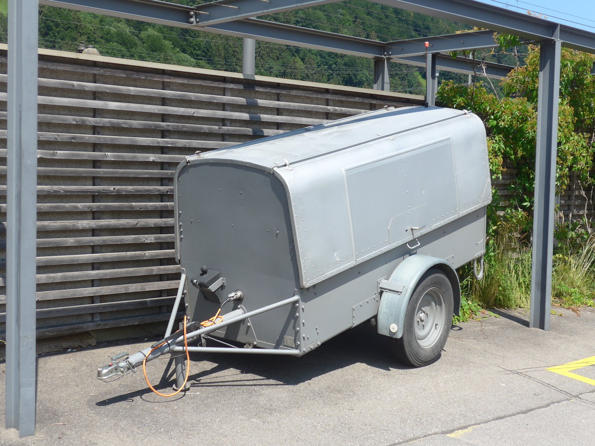 (207'932) - PostAuto Bern - BE 188'476 - S�cheron/PTT Gep�ckanh�nger (ex Portenier, Adelboden Nr. 1; ex Geiger, Adelboden Nr. 1; ex P 2838) am 14. Juli 2019 beim Bahnhof Reichenbach