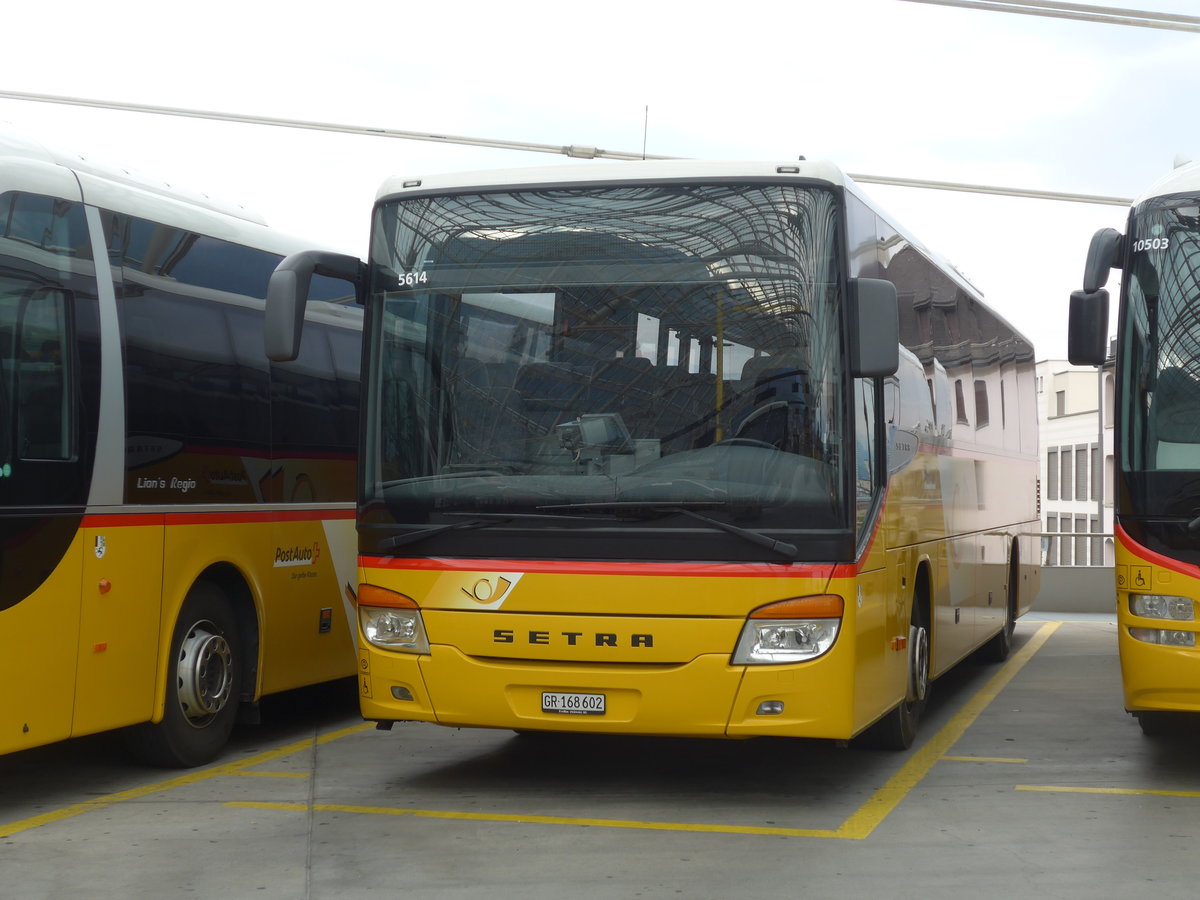 (208'003) - PostAuto Graub�nden - GR 168'602 - Setra am 21. Juli 2019 in Chur, Postautostation