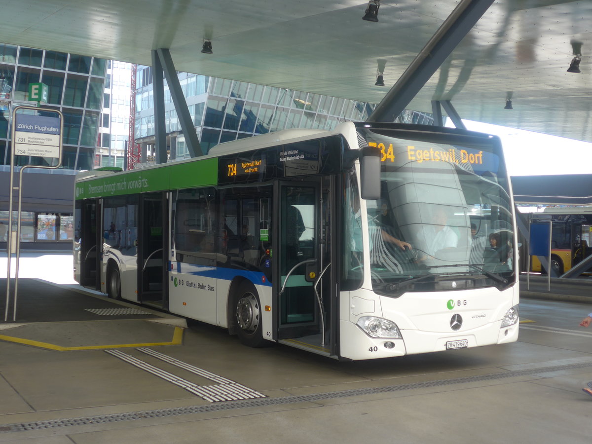 (208'646) - Maag, Kloten - Nr. 40/ZH 479'640 - Mercedes am 11. August 2019 in Z�rich, Flughafen