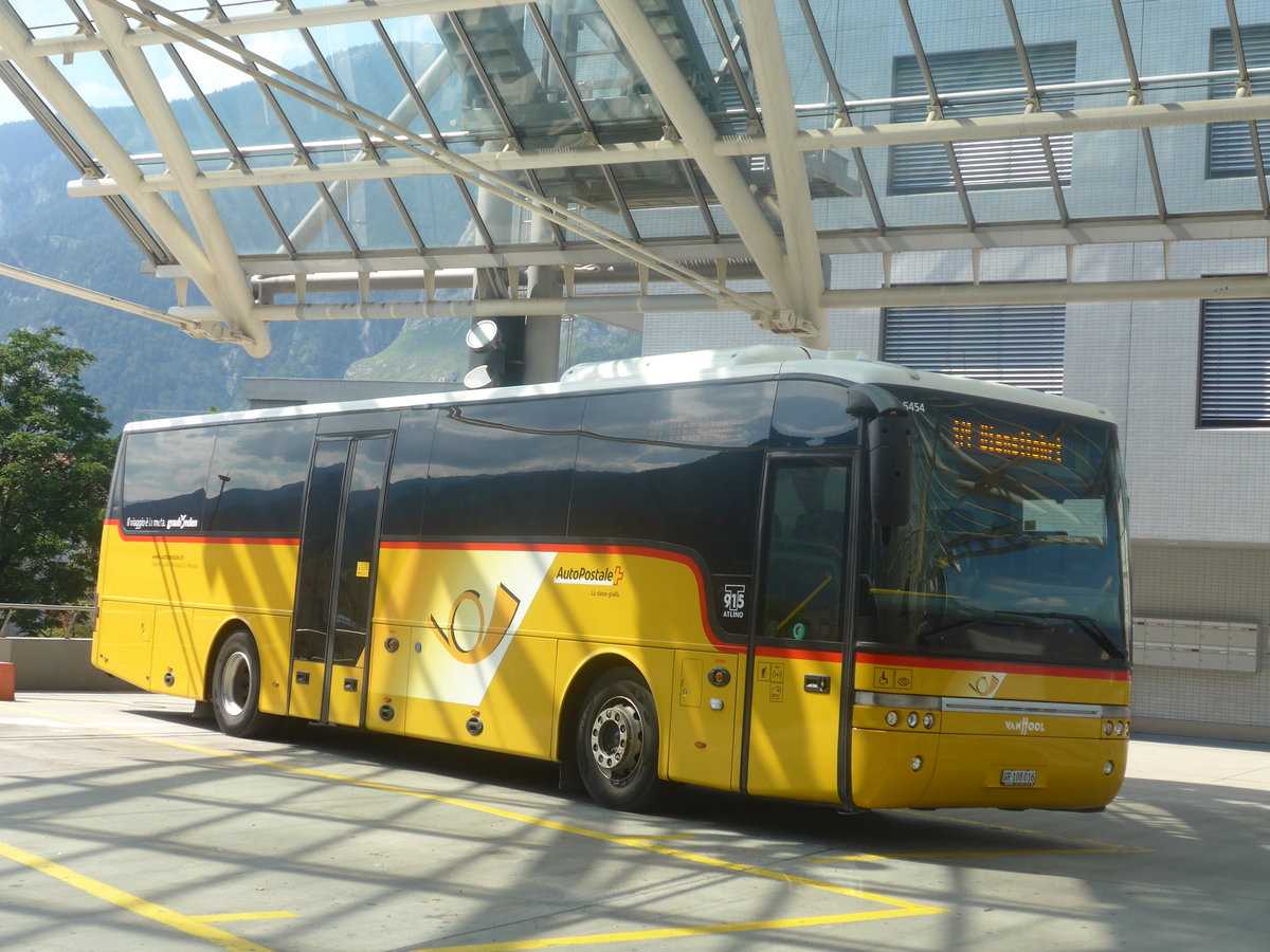 (208'701) - TpM, Mesocco - Nr. 16/GR 108'016 - Van Hool (ex PostAuto Graub�nden) am 11. August 2019 in Chur, Postautostation