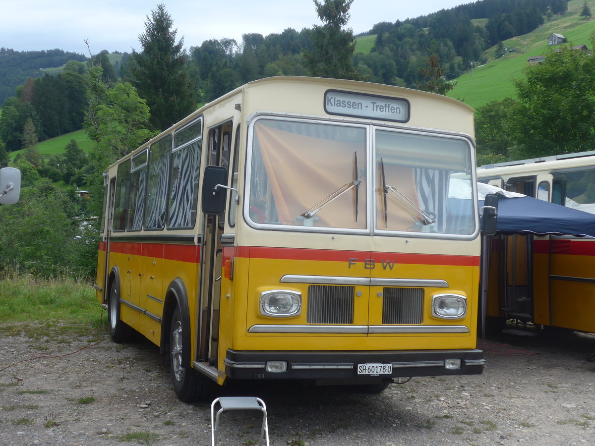 (208'789) - Ruch, Schaffhausen - SH 60'178 U - FBW/FHS (ex Niederer, Grub; ex Baumgartner, Horn; ex Bucheli, Kriens Nr. 9; ex Bucheli, Kriens Nr. 16) am 17. August 2019 in Atzm�nnig, Schutt
