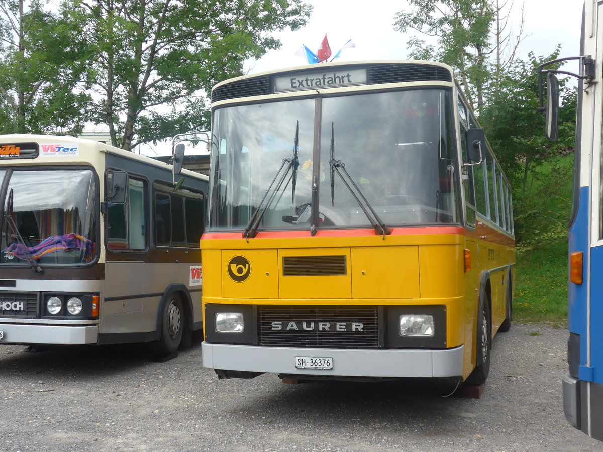 (208'807) - Roth, Z�rich - SH 36'376 - Saurer/T�scher (ex Looser, Elm; ex Mattli, Wassen) am 17. August 2019 in Atzm�nnig, Schutt