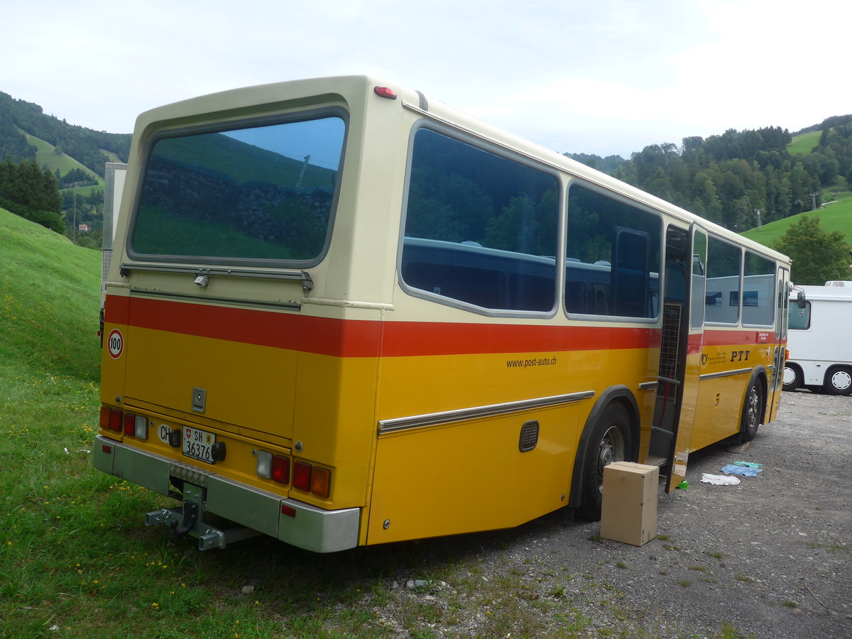 (208'808) - Roth, Z�rich - SH 36'376 - Saurer/T�scher (ex Looser, Elm; ex Mattli, Wassen) am 17. August 2019 in Atzm�nnig, Schutt