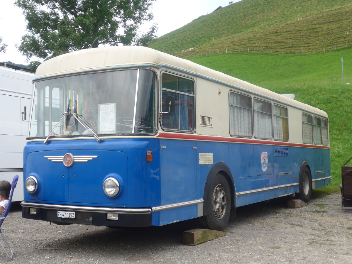 (208'886) - Oswald, Stallikon - ZH 477'192 - FBW/Hess (ex AAGR Rothenburg Nr. 44) am 17. August 2019 in Atzm�nnig, Schutt