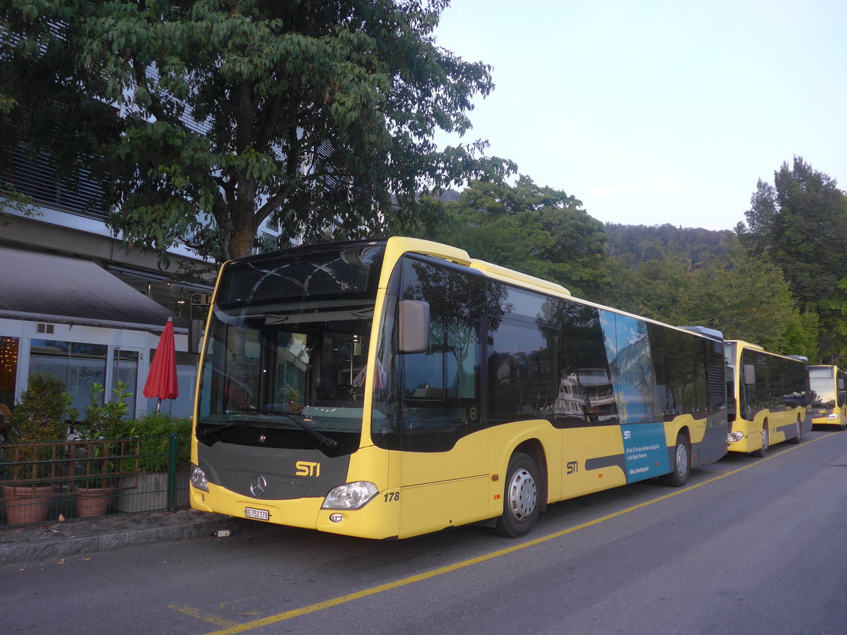 (209'649) - STI Thun - Nr. 178/BE 752'178 - Mercedes am 14. September 2019 bei der Schiffl�ndte Thun