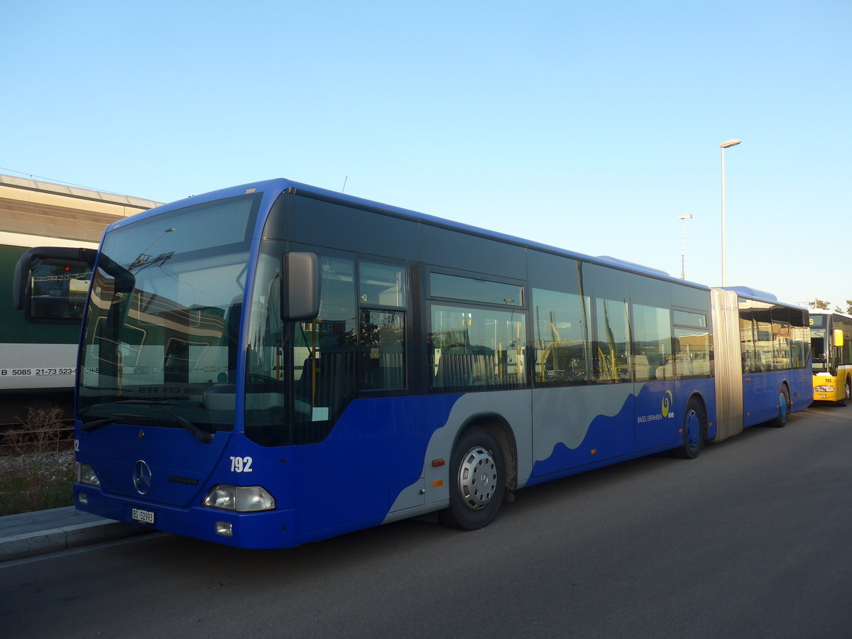 (209'717) - BVB Basel - Nr. 792/BS 52'993 - Mercedes (ex VZO Gr�ningen Nr. 24) am 21. September 2019 in Basel, Depot Dreispitz