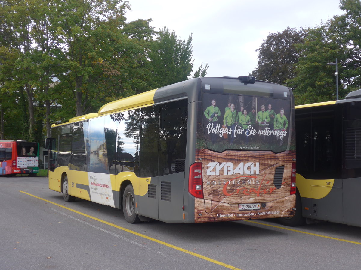 (209'886) - STI Thun - Nr. 191/BE 804'191 - Mercedes am 5. Oktober 2019 bei der Schiffl�ndte Thun