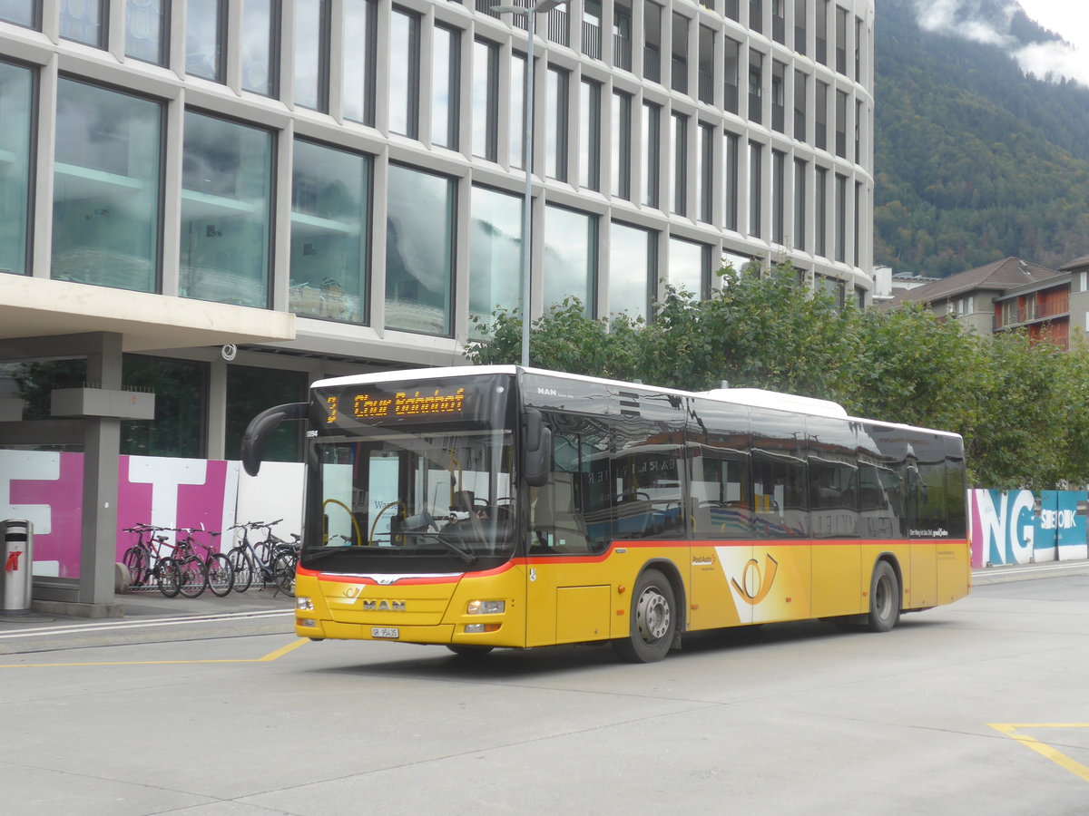 (210'036) - D�nser, Trimmis - GR 95'435 - MAN am 6. Oktober 2019 beim Bahnhof Chur