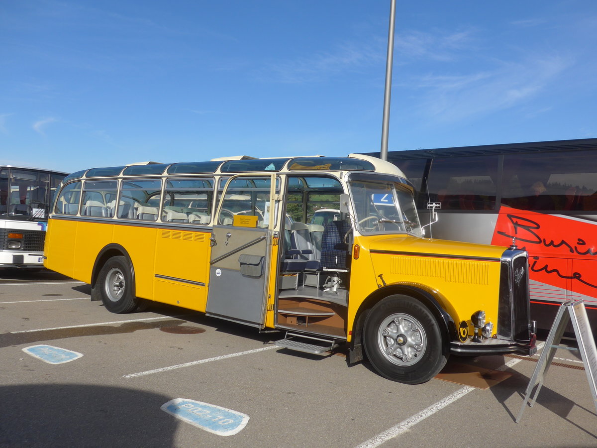 (210'129) - Tschannen, Zofingen - AG 6121 - Saurer/T�scher (ex Luk, Gr�sch) am 12. Oktober 2019 in Bern, Westside
