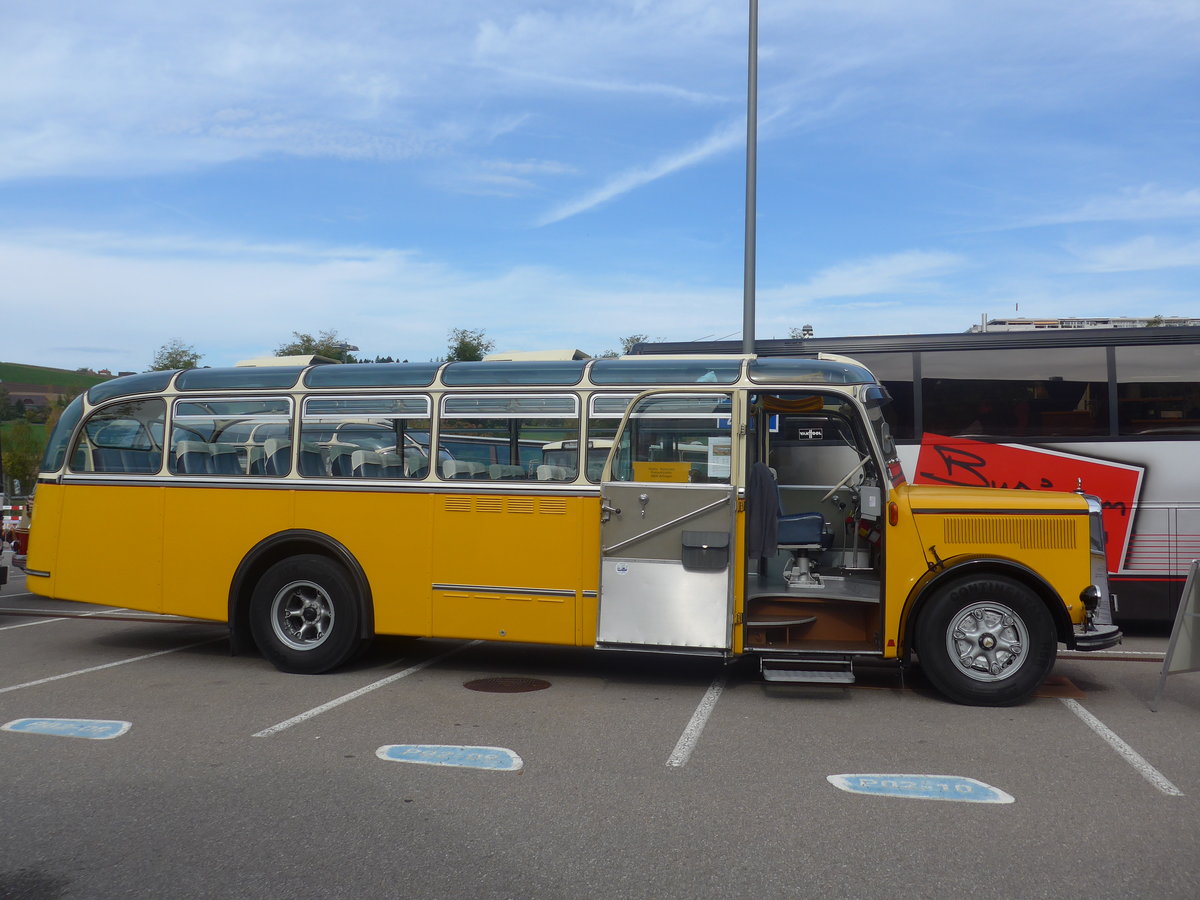 (210'227) - Tschannen, Zofingen - AG 6121 - Saurer/T�scher (ex Luk, Gr�sch) am 12. Oktober 2019 in Bern, Westside