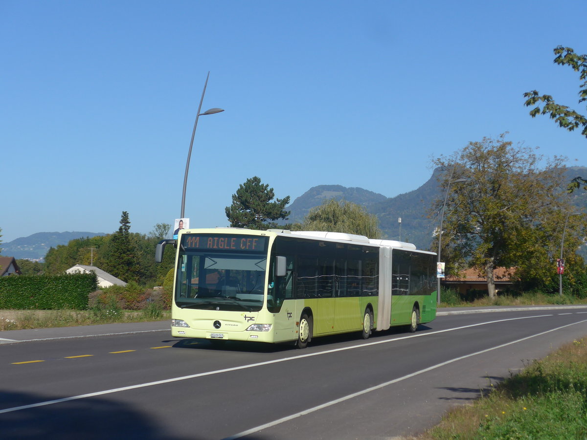 (210'316) - TPC Aigle - Nr. 304/VD 619'147 - Mercedes (ex H�rmann&S�hne, D-Hamburg) am 14. Oktober 2019 in Rennaz, H�pital