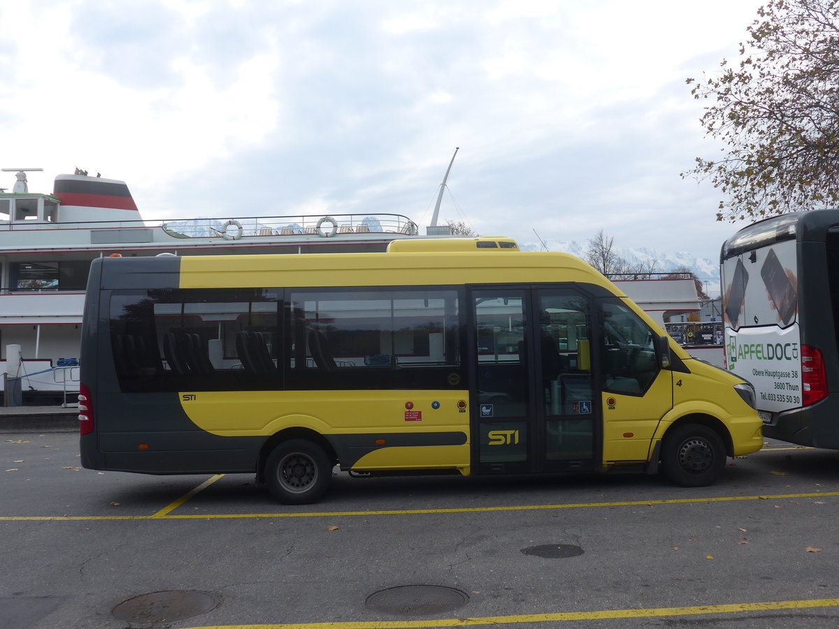 (211'047) - STI Thun - Nr. 4/BE 841'004 - Mercedes am 11. November 2019 bei der Schiffl�ndte Thun