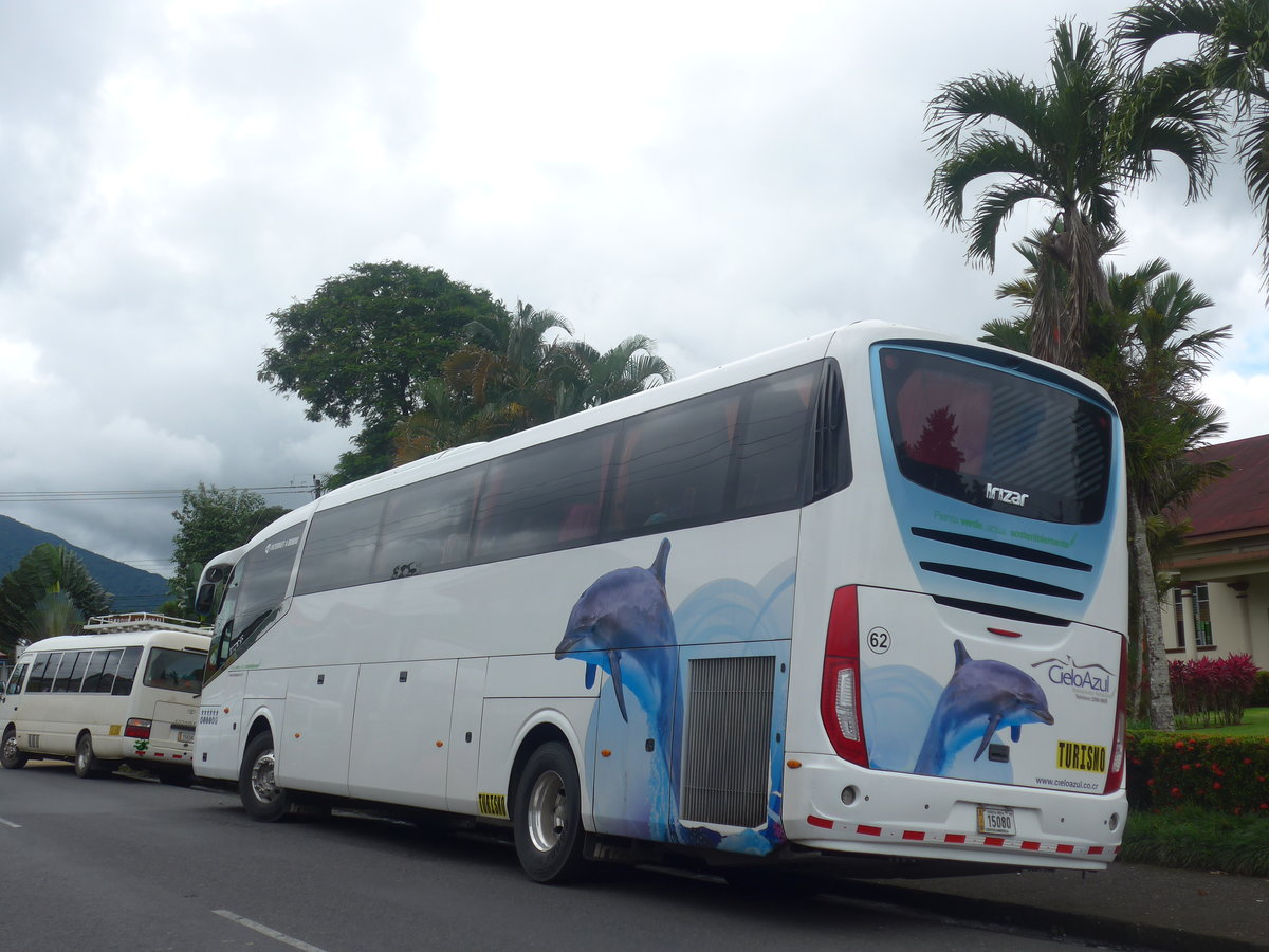 (211'815) - CieloAzul, San Jos� - Nr. 62/15'080 - Scania/Irizar am 20. November 2019 in La Fortuna