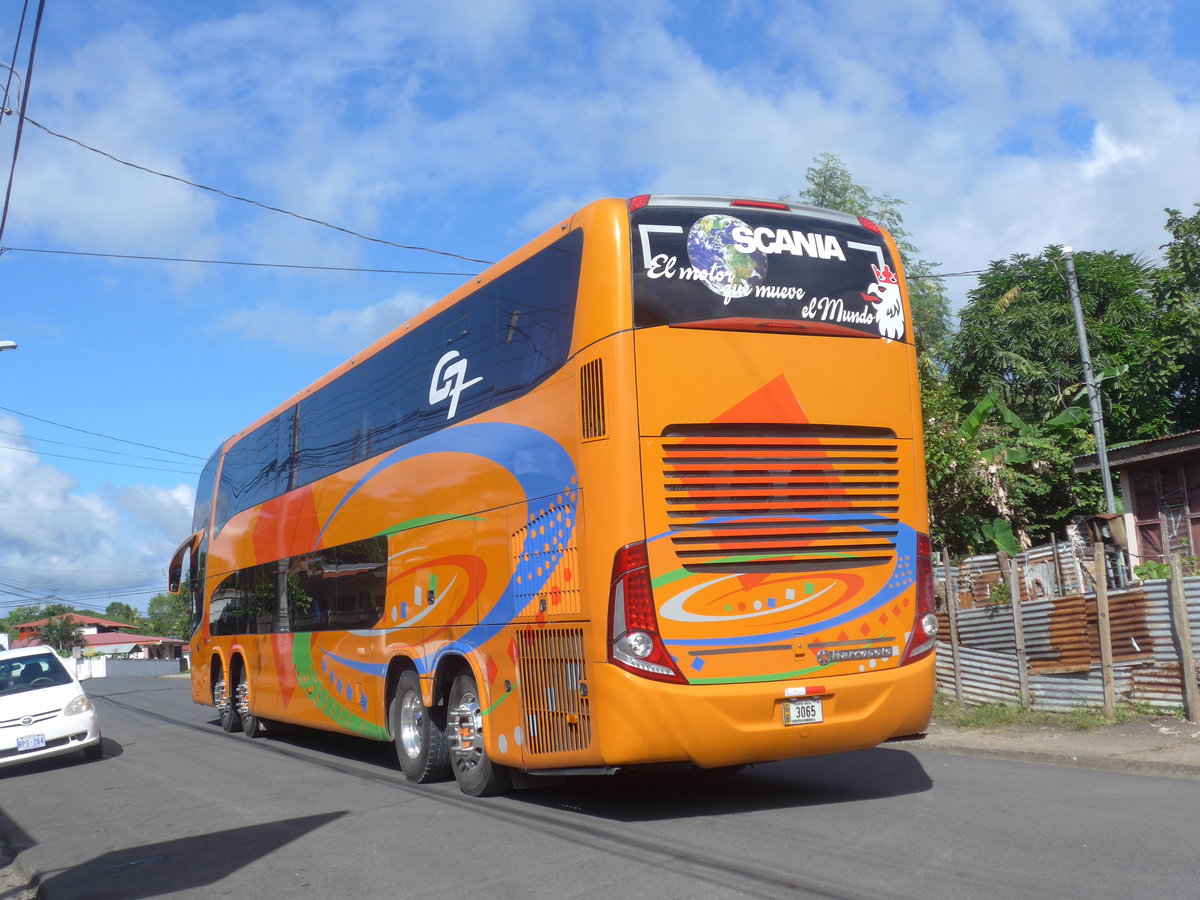 (211'897) - Deldu, San Jos� - 3065 - Marcopolo/Scania am 21. November 2019 in La Cruz