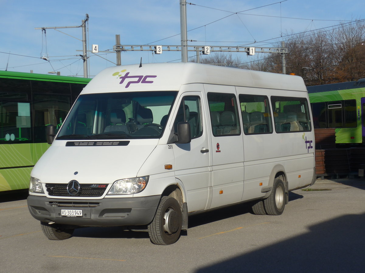(212'721) - TPC Aigle - Nr. 201/VS 303'949 - Mercedes am 8. Dezember 2019 in Aigle, D�p�t