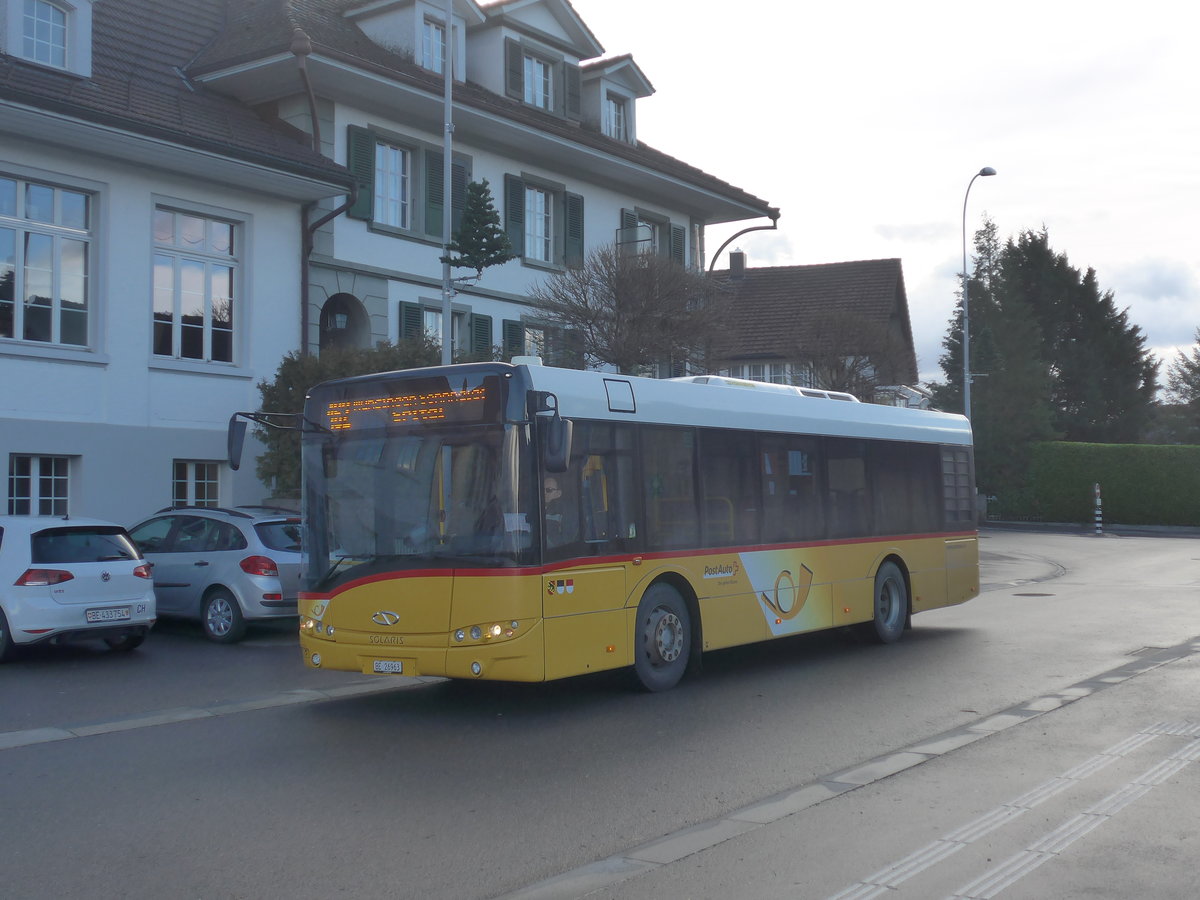 (212'912) - Lengacher, Wichtrach - Nr. 4/BE 26'963 - Solaris am 14. Dezember 2019 beim Bahnhof M�nsingen