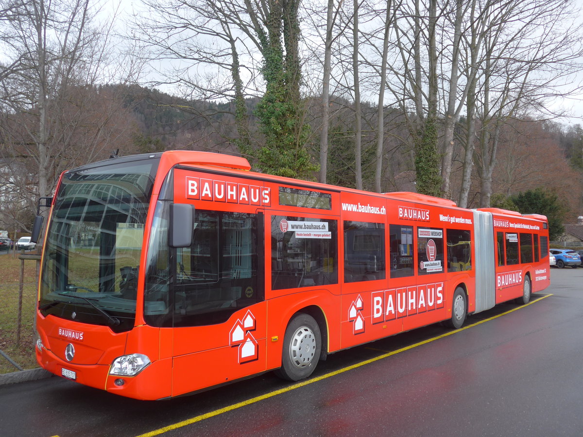 (213'084) - STI Thun - Nr. 707/BE 835'707 - Mercedes am 23. Dezember 2019 bei der Schiffl�ndte Thun