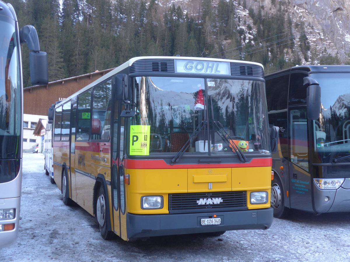 (213'603) - Gohl, Herzogenbuchsee - Nr. 11/BE 126'340 - NAW/Hess (ex Flury, Balm; ex Steiner, Altb�ron Nr. 11) am 11. Januar 2020 in Adelboden, Unter dem Birg
