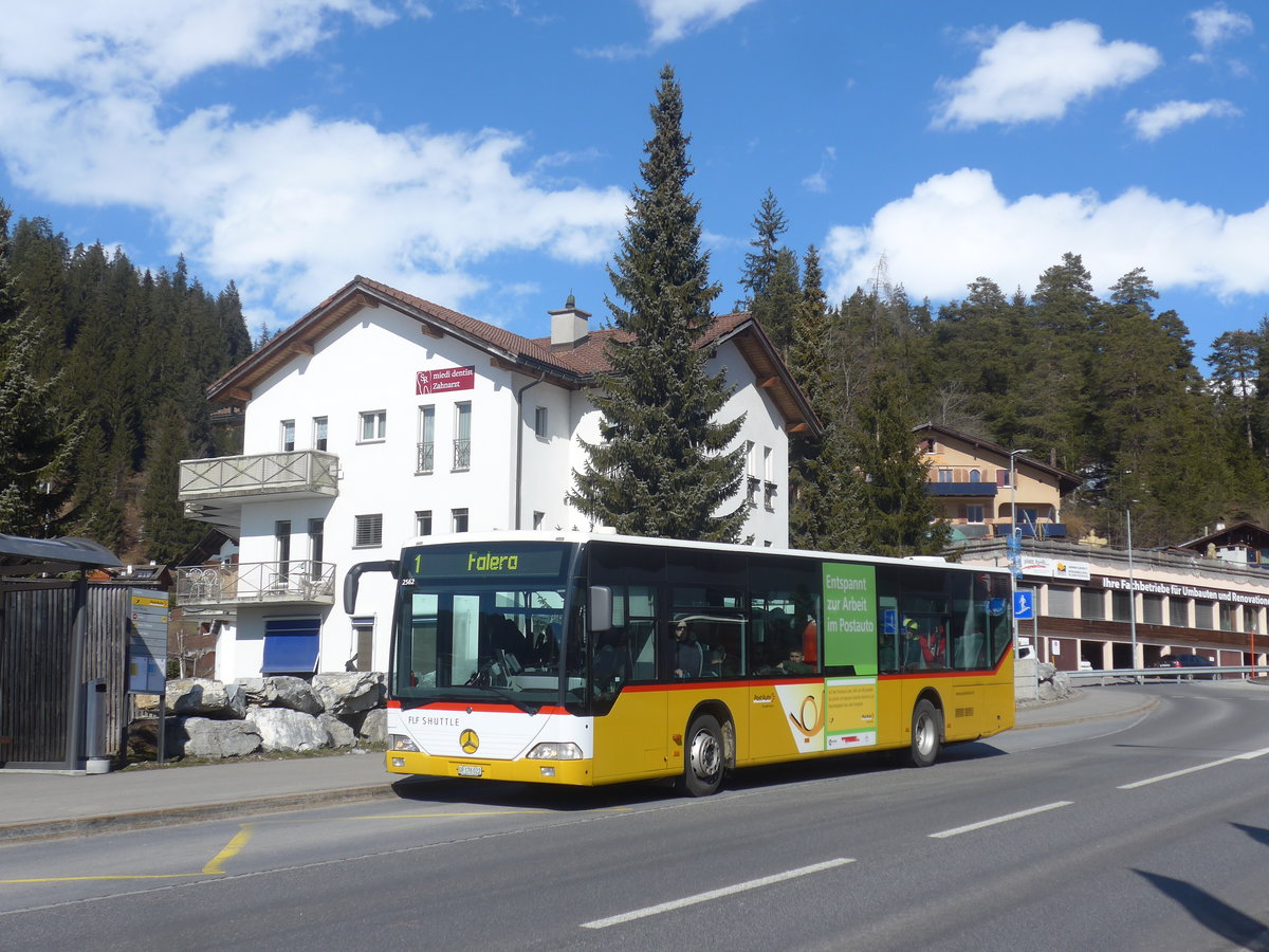 (214'999) - PostAuto Graub�nden - GR 176'022 - Mercedes (ex PostAuto Nordschweiz AG 57'750; ex Kuhn, Merenschwand; ex PostAuto Nordschweiz BL 127'564) am 1. M�rz 2020 in Laax, Marcau (Einsatz Stuppan)