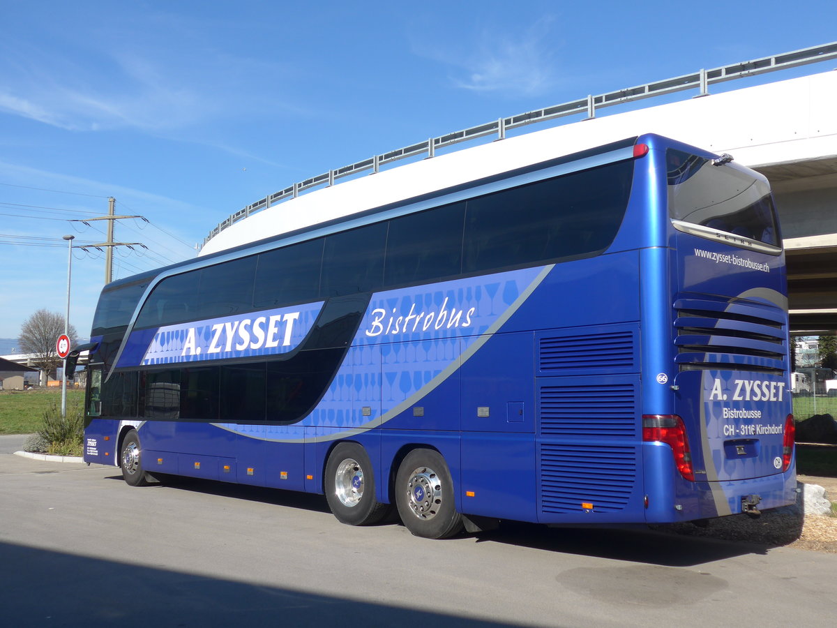 (215'233) - Zysset, Kirchdorf - Nr. 66 - Setra am 15. M�rz 2020 in Kerzers, Interbus