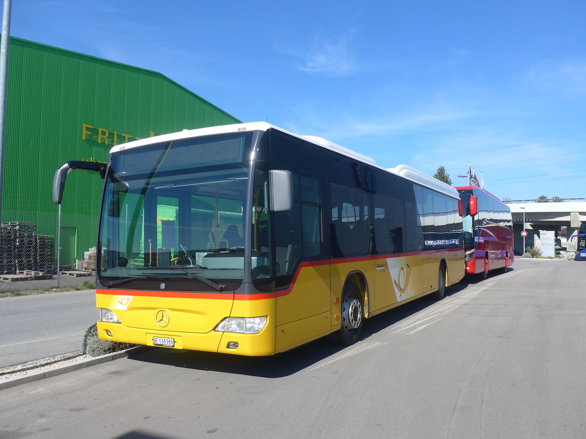 (215'234) - PostAuto Bern - BE 538'988 - Mercedes (ex BE 637'781) am 15. M�rz 2020 in Kerzers, Interbus