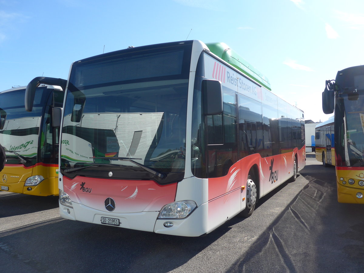(215'235) - BGU Grenchen - Nr. 29/SO 21'951 - Mercedes am 15. M�rz 2020 in Kerzers, Interbus