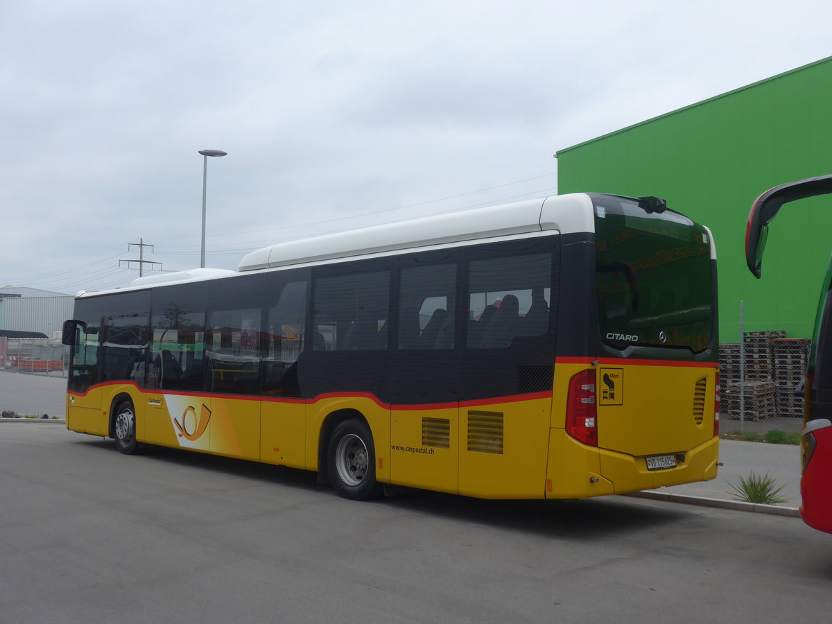 (215'424) - CarPostal Ouest - VD 115'625 - Mercedes am 22. M�rz 2020 in Kerzers, Interbus