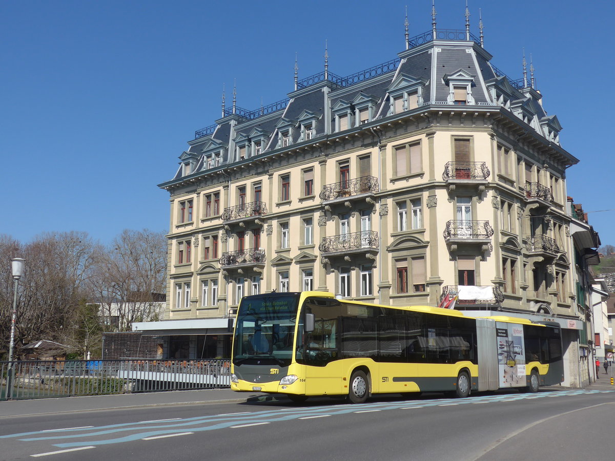 (215'507) - STI Thun - Nr. 164/BE 752'164 - Mercedes am 24. M�rz 2020 in Thun, Allmendbr�cke