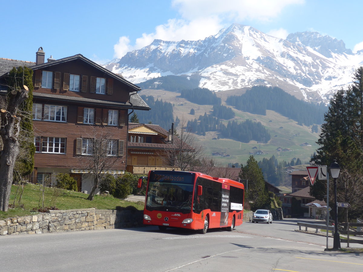 (215'548) - AFA Adelboden - Nr. 97/BE 823'927 - Mercedes am 25. M�rz 2020 in Adelboden, Landstrasse