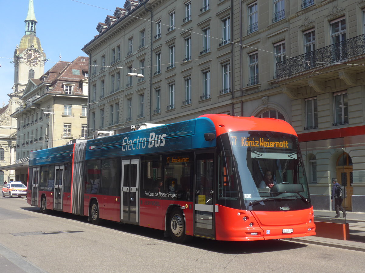 (215'600) - Bernmobil, Bern - Nr. 203/BE 723'203 - Hess am 27. M�rz 2020 beim Bahnhof Bern