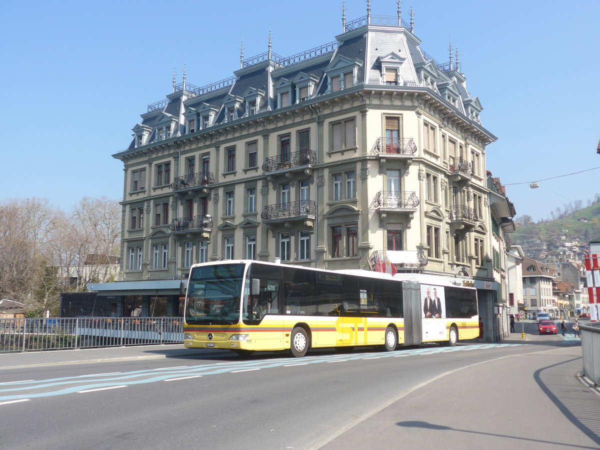(215'651) - STI Thun - Nr. 135/BE 801'135 - Mercedes am 28. M�rz 2020 in Thun, Allmendbr�cke