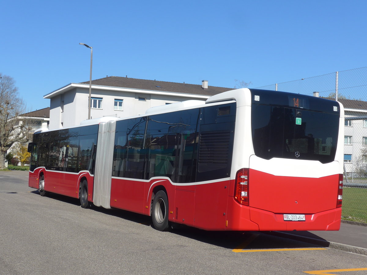 (215'712) - BLT Oberwil - Nr. 97/BL 203'464 - Mercedes (ex Gschwindl, A-Wien Nr. 8409) am 31. M�rz 2020 in Muttenz, Rothausstrasse