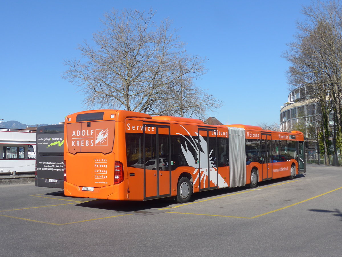 (215'897) - STI Thun - Nr. 171/BE 752'171 - Mercedes am 6. April 2020 bei der Schiffl�ndte Thun