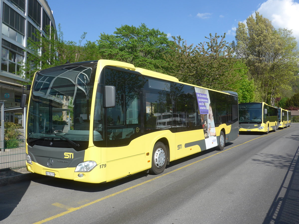 (216'3939) - STI Thun - Nr. 179/BE 752'179 - Mercedes am 22. April 2020 bei der Schiffl�ndte Thun