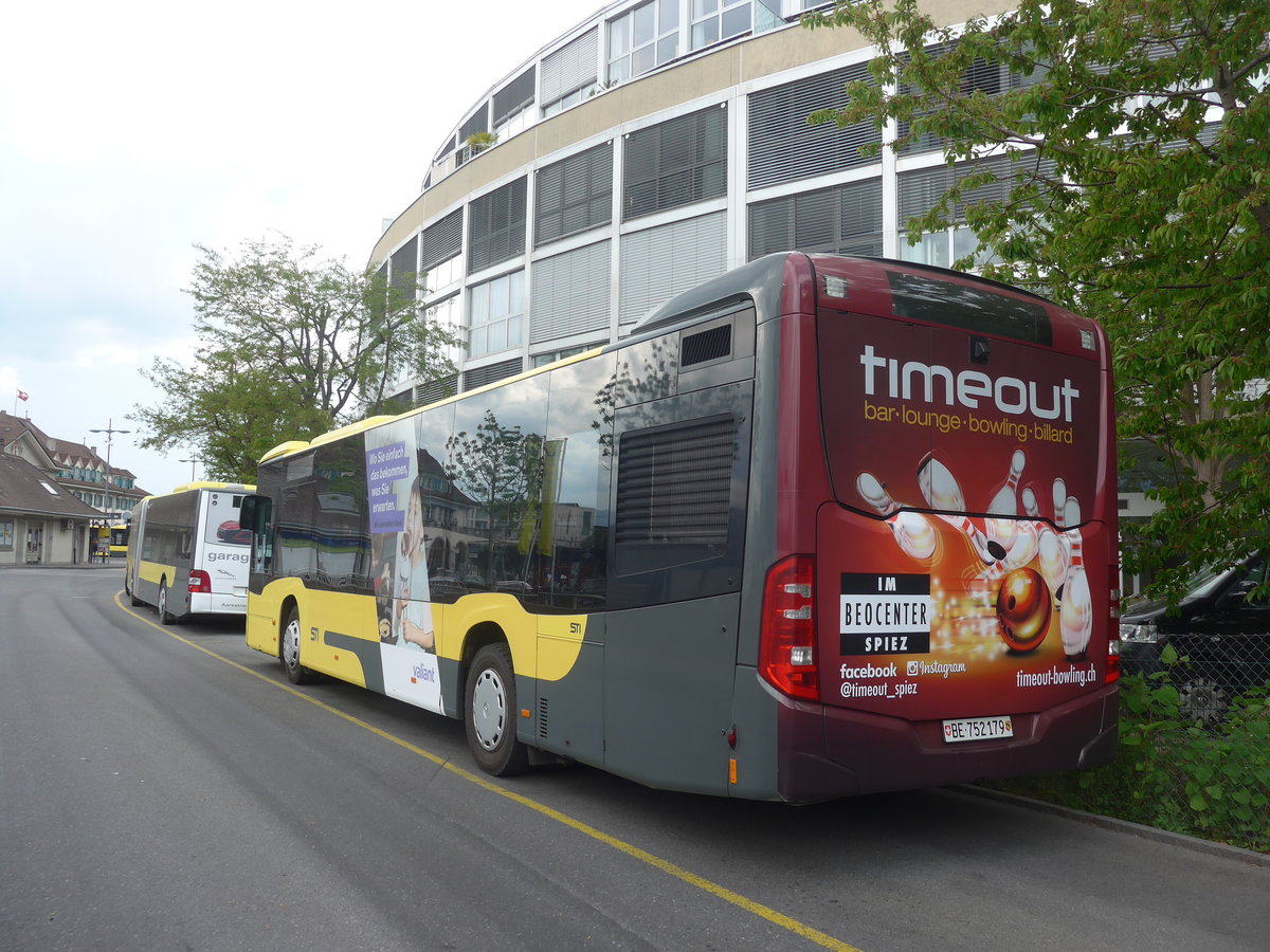 (216'457) - STI Thun - Nr. 179/BE 752'179 - Mercedes am 25. April 2020 bei der Schiffl�ndte Thun