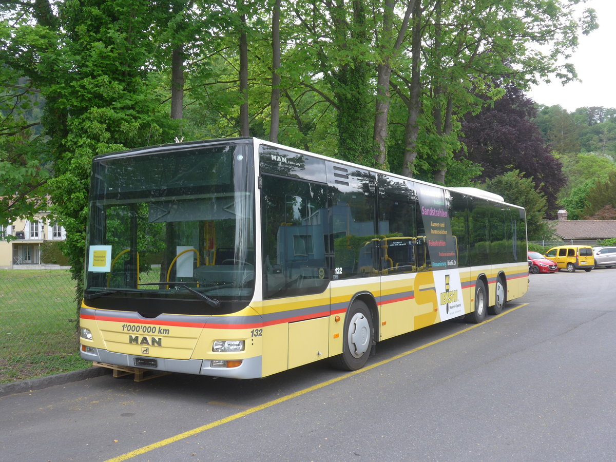 (217'025) - STI Thun - Nr. 132 - MAN am 11. Mai 2020 bei der Schiffl�ndte Thun