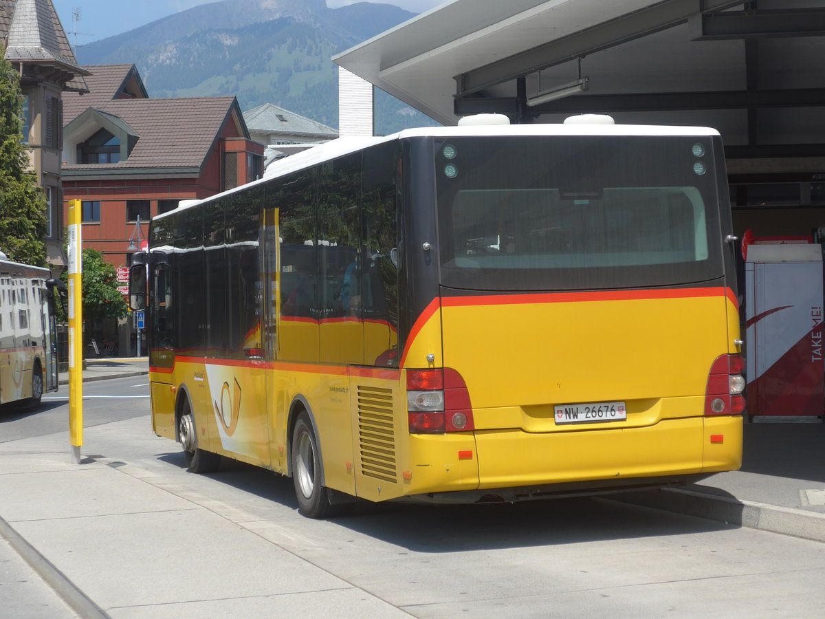 (217'064) - Thepra, Stans - Nr. 15/NW 26'676 - MAN/G�ppel am 17. Mai 2020 beim Bahnhof Sarnen