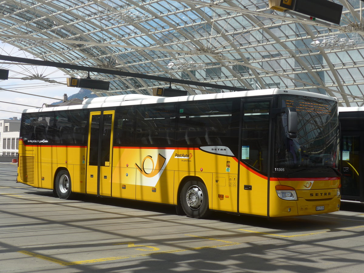 (217'220) - PostAuto Graub�nden - GR 179'705 - Setra am 23. Mai 2020 in Chur, Postautostation