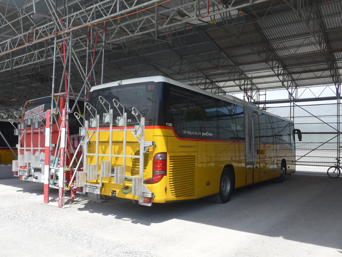 (217'238) - PostAuto Graub�nden - GR 179'706 - Setra am 23. Mai 2020 in Chur, Garage Obere Au